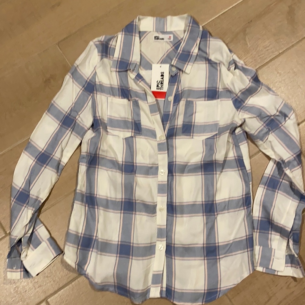 Epic threads girls long sleeve button down shirt